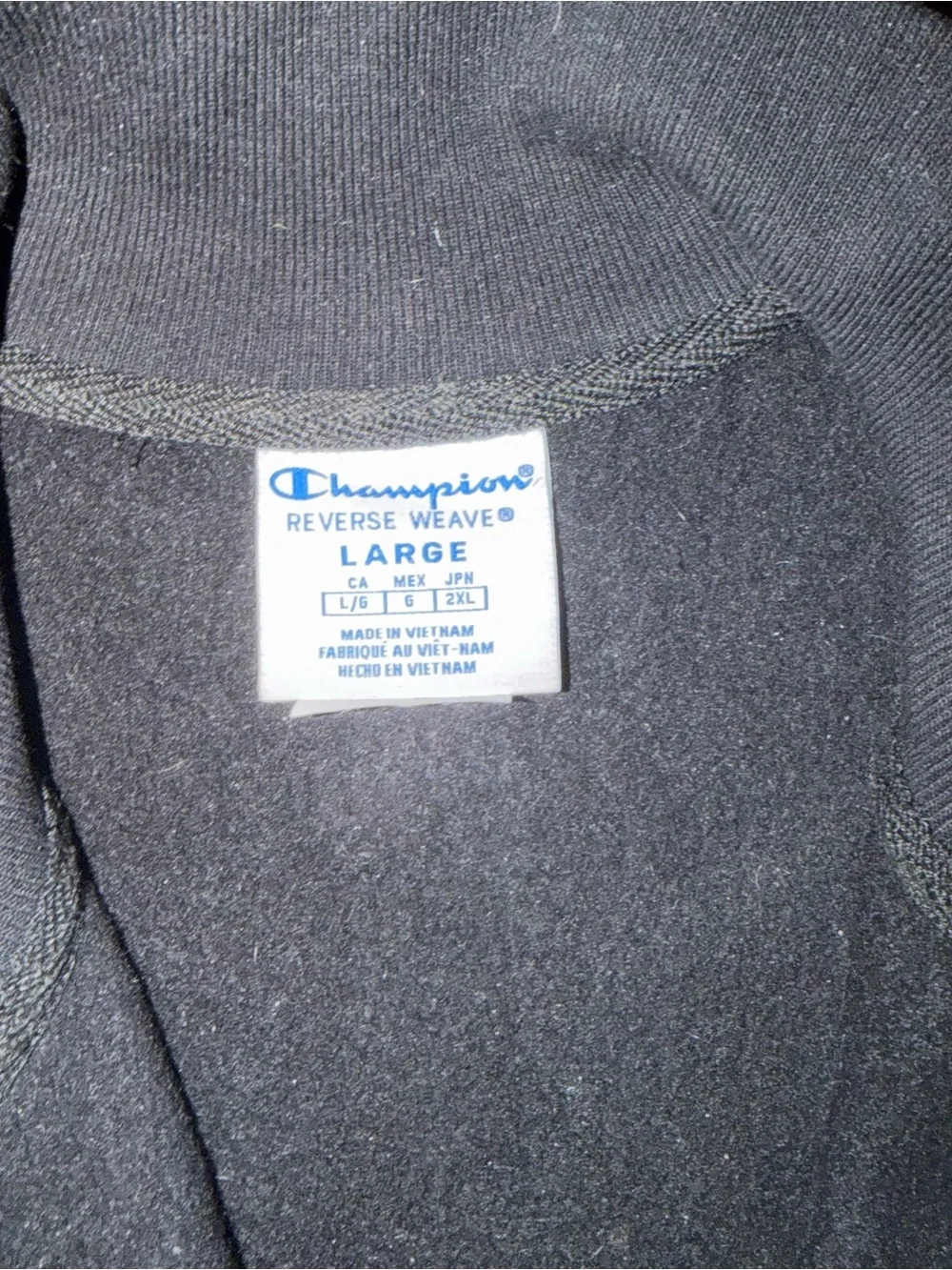 Champion x Urban Outfitters Half‑Zip Pullover Sweatshirt Large